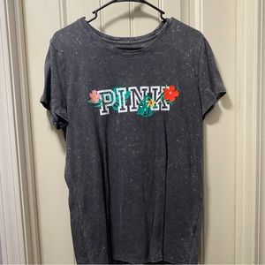 PINK T-shirt large flowers